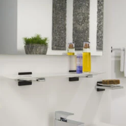 Tiger Planchet Zenna Chroom/Wengé -Badkamer Verkoop Winkel 123 884