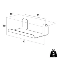 Tiger Planchet Colar RVS 18 Cm -Badkamer Verkoop Winkel 123 953